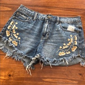 Free People Denim Shorts